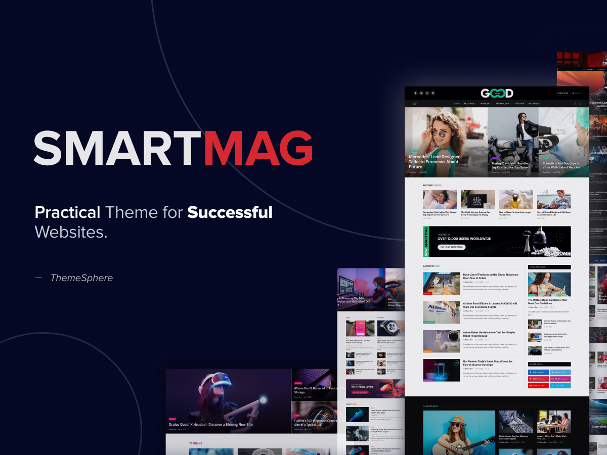 SmartMag主题 v10.5.2 中文汉化版 | WordPress 新闻杂志与博客主题