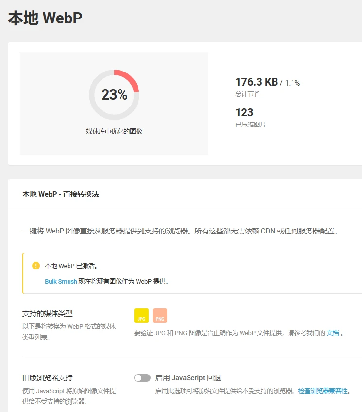 WP Smush Pro v3.22.1 中文汉化版 | WordPress 图片优化插件