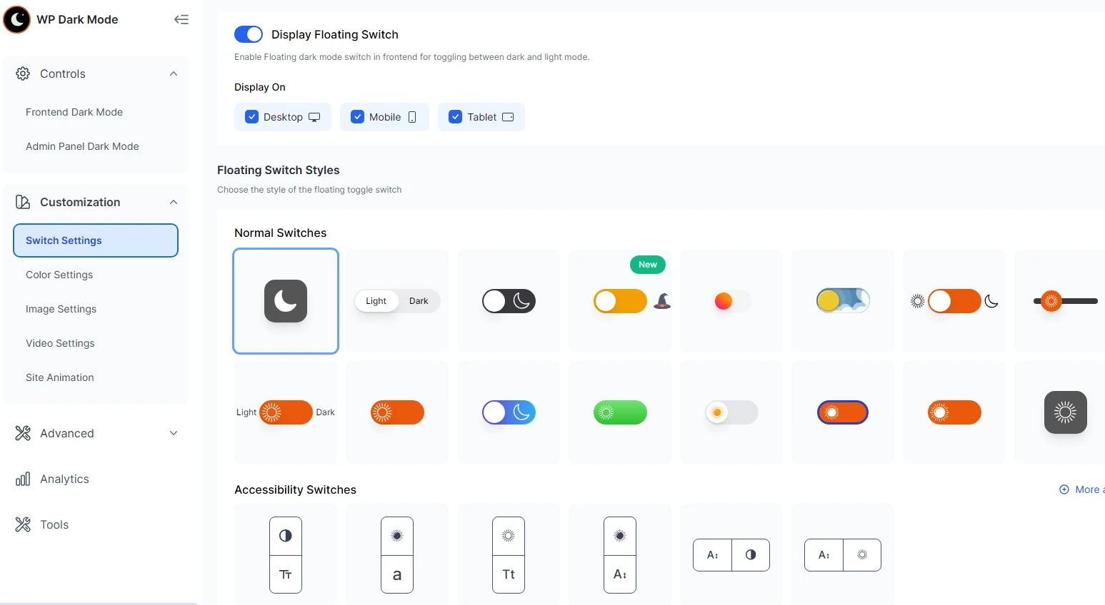 WP Dark Mode Ultimate v4.0.11 免授权版 | WordPress 暗黑模式插件