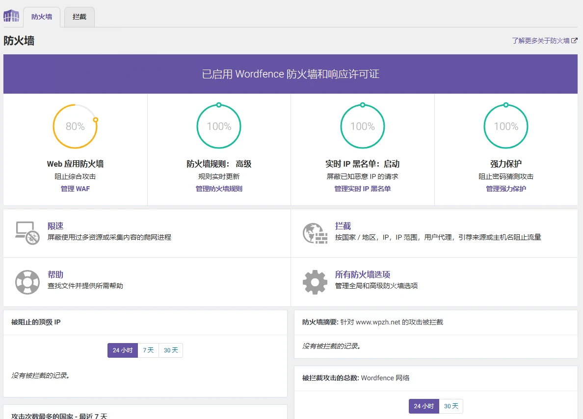 Wordfence Security Premium v8.1.2 中文汉化版 | WordPress 安全插件