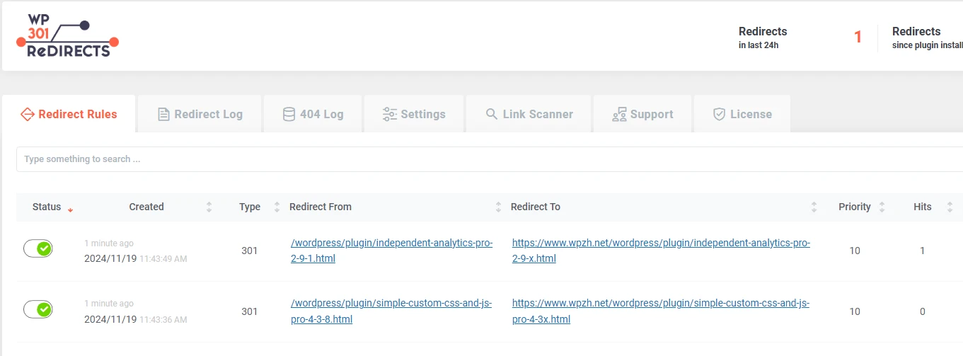 301 Redirects Pro 免授权版 | WordPress 重定向插件