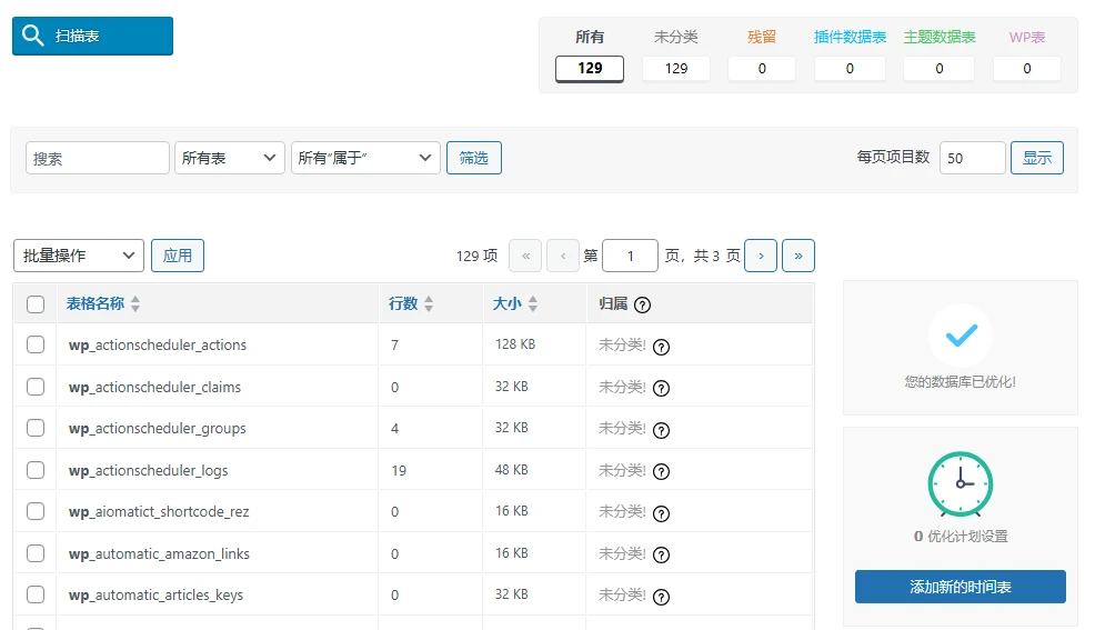 Advanced Database Cleaner PRO v3.2.11 中文汉化版 | WordPress 数据库清理插件