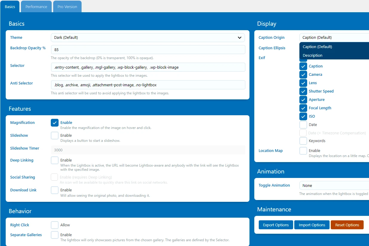 Meow Lightbox Pro v5.2.9 英文原版 | WordPress 图片灯箱插件