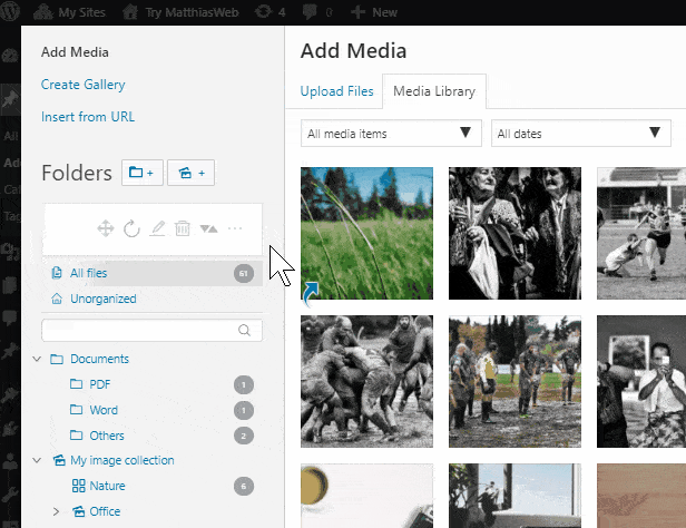 Real Media Library v4.22.57 中文汉化版| WordPress 媒体库管理插件