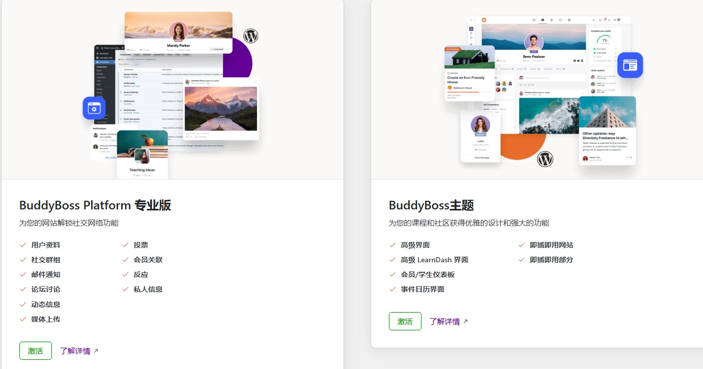 BuddyBoss 主题 v2.14.4+ BuddyBoss Platform Pro v2.10.1 免授权中文汉化最新版 | WordPress 社区论坛主题+插件