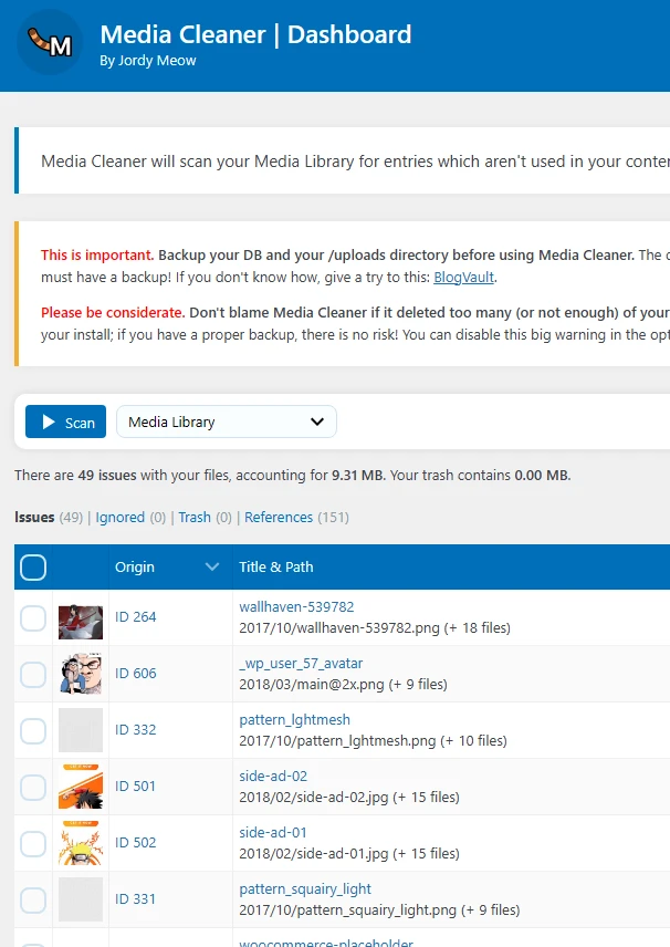 Media Cleaner Pro v6.9.8 英文授权版 | WordPress 媒体清理插件