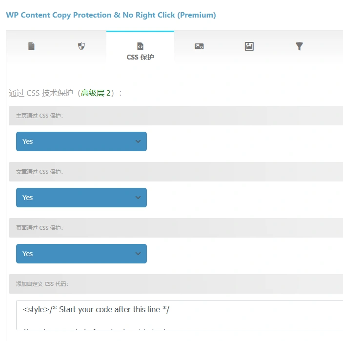 WP Content Copy Protection & No Right Click (PRO) v15.3 中文汉化版 | WordPress 内容保护插件