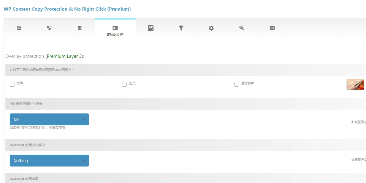 WP Content Copy Protection & No Right Click (PRO) v15.3 中文汉化版 | WordPress 内容保护插件