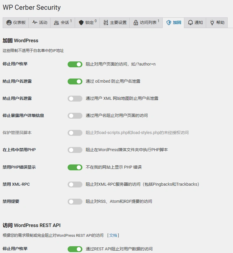 WP Cerber Security Pro v9.6.10 中文汉化版 | WordPress 安全插件