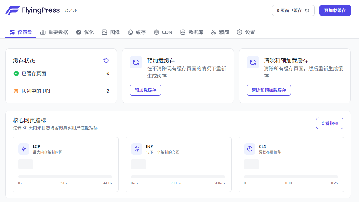 FlyingPress v5.4.5 中文汉化版 | WordPress 性能优化插件